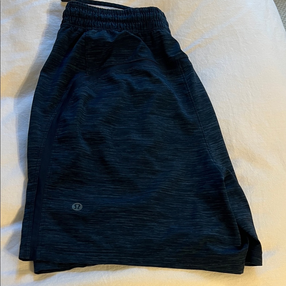 lululemon athletica Men's Dark Blue Athletic Shorts